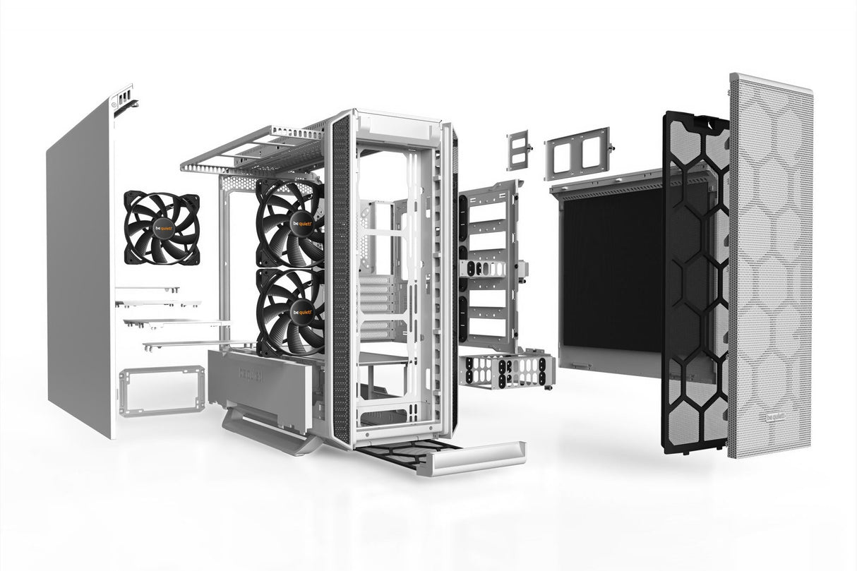 be quiet! Silent Base 802 White Midi Tower, Tower casing Be quiet