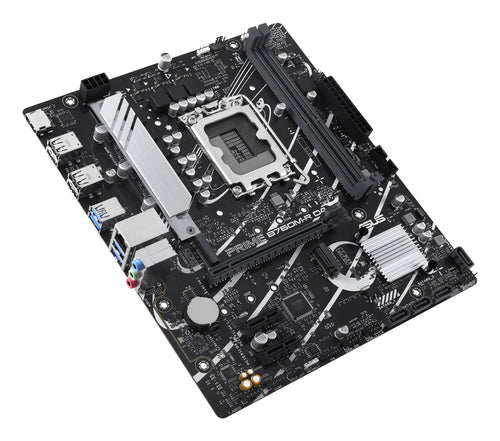 ASUS PRIME B760M-R D4 – M.2-pladser og CPU-sokkel