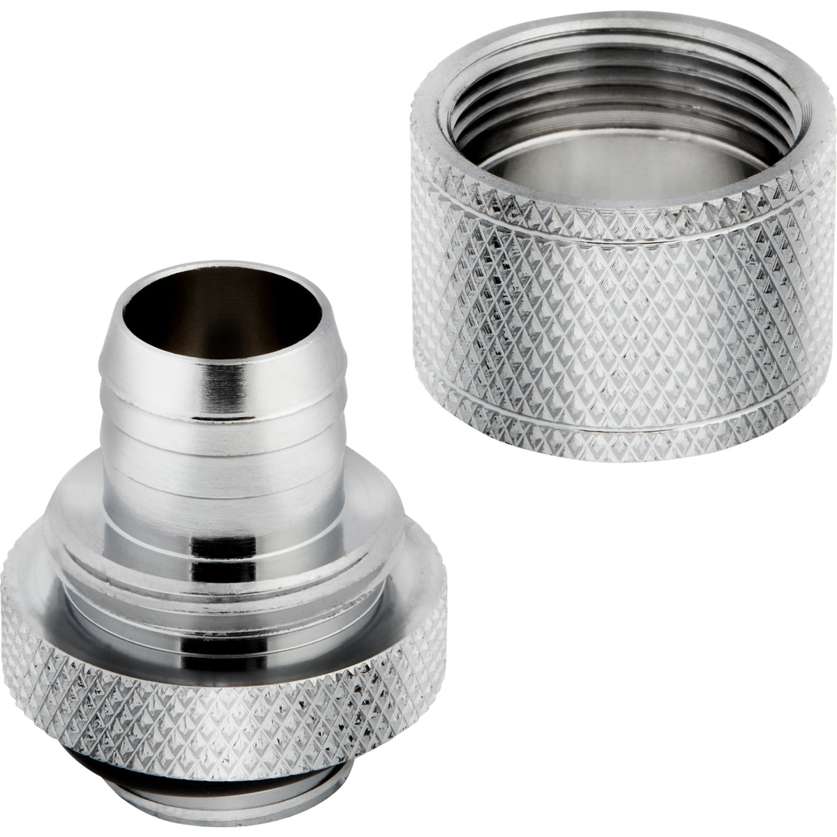 CORSAIR Hydro X Series XF Compression Fitting Kølevæske system tilpasning 4-pack Sølv