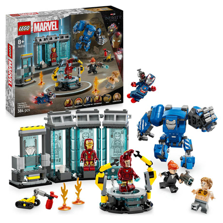 LEGO 76315 Marvel Super Heroes Iron Man's Laboratory: Hall of Armor