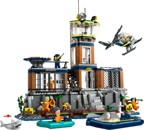 LEGO 60419 City Prison Island Police Station Construction Toy LEGO