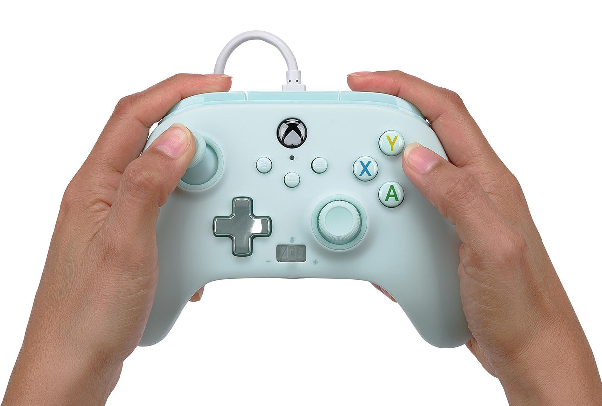 PowerA Enhanced Kablet Controller - Xbox Series X/S - Cotton Candy Blå