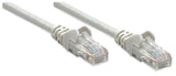INTELLINET Patchkabel RJ45 U/UTP Cat6 2.00m Hebelschutz grau Intellinet