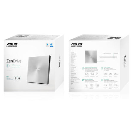 ASUS ZenDrive U9M SDRW-08U9M-U DVD-brænder Ekstern ASUSTeK COMPUTER