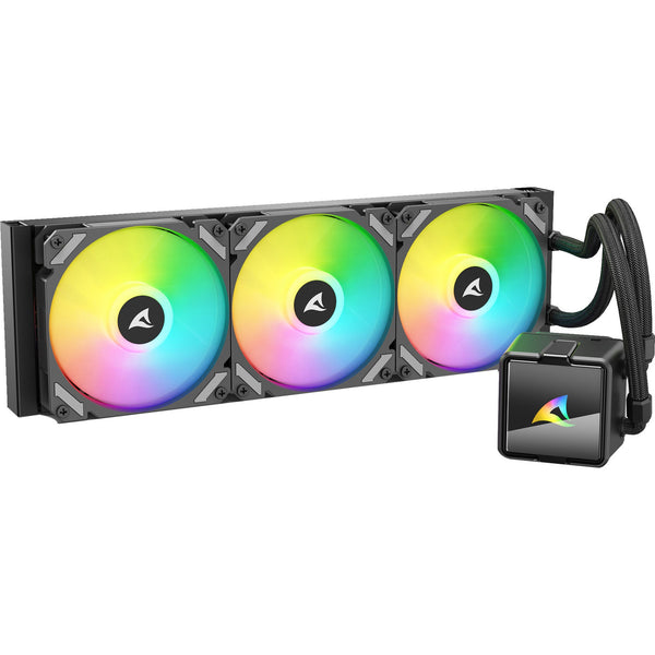 Sharkoon S60 ARGB CPU-vandkøler – sort, 360 mm, AM5/LGA1851