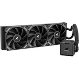 Sort Sharkoon S40 AIO-køler med 360 mm radiator og tre blæsere