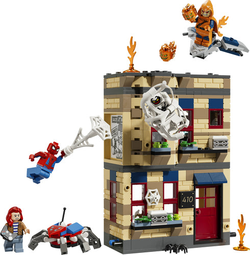 LEGO Marvel Spider-Man 76317 – Peter Parkers lejlighed – Peter Parkers lejlighed med fire minifigurer