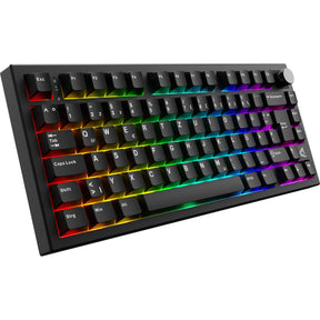 Sharkoon SKILLER SGK55W mekanisk tastatur, sort, 75 %, tysk layout