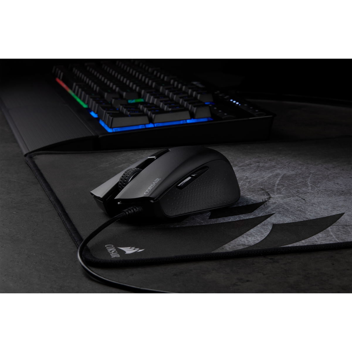 CORSAIR Gaming HARPOON RGB PRO FPS/MOBA Optisk Kabling Sort