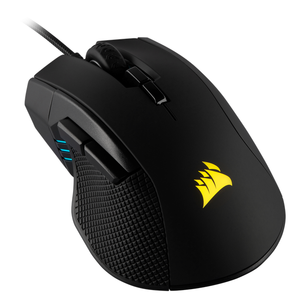 CORSAIR Gaming IRONCLAW RGB FPS/MOBA Optisk Kabling Sort