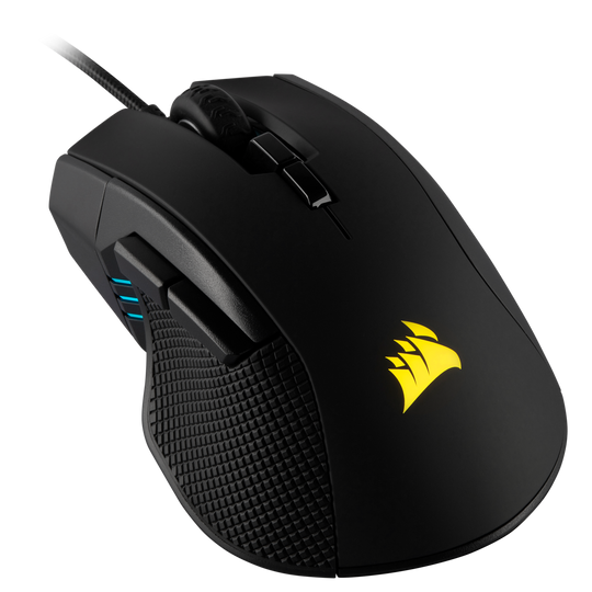 CORSAIR Gaming IRONCLAW RGB FPS/MOBA Optisk Kabel Svart 
