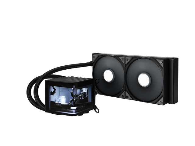 TRYX PANORAMA 240mm AIO Liquid Cooler Sort TRYX