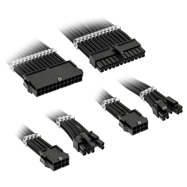 Kolink Core Standard Flätad Kabelförlängningskit - Jet Black