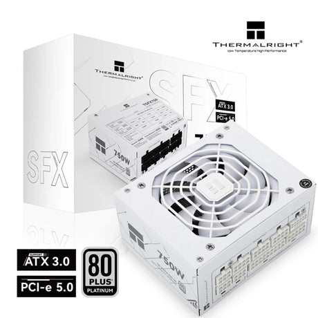 Thermalright TR-TPFX 750W, 80+ Platinum modular PSU, SFX, Hvid Thermalright