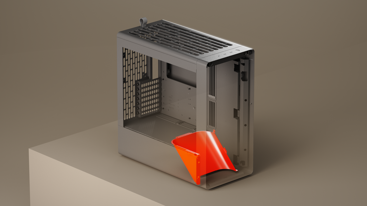 HAVN BF 360 Flow – White Mid Tower kabinet med præinstallerede high-performance fans HAVN