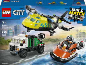 LEGO - LEGO City - Airplane, Service Truck & Hovercraft Remix (60505) LEGO