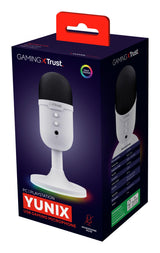 TRUST GXT234W YUNIX USB MIKROFON - HVID