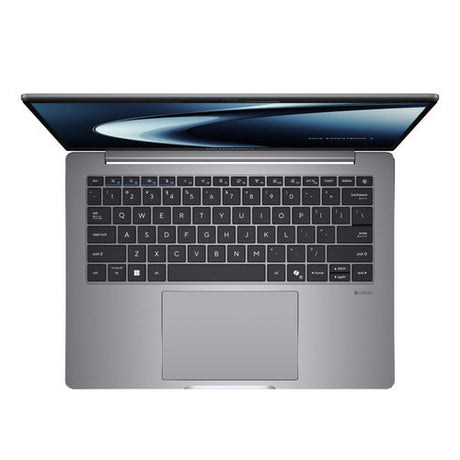 ASUS ExpertBook P5 G2 P5405CAA-NZ0447X – tastatur og arbejdsflade set ovenfra; layout på billedet er illustrativt