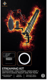 Streaming Kit, Microphone, Webcam, Ring Light deltaco_gaming