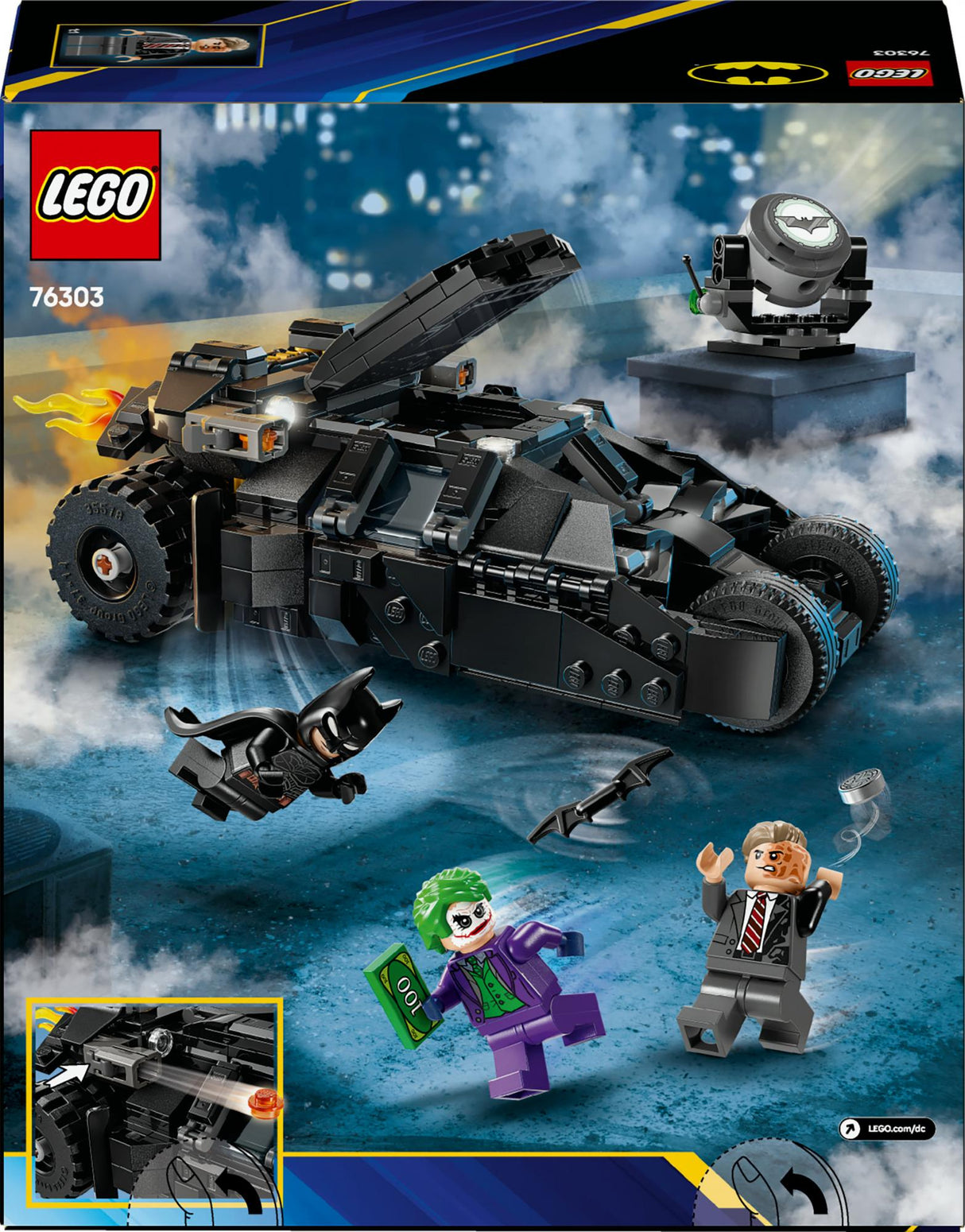 LEGO 76303 DC Super Heroes Batman Tumbler vs. Two Face & The Joker LEGO