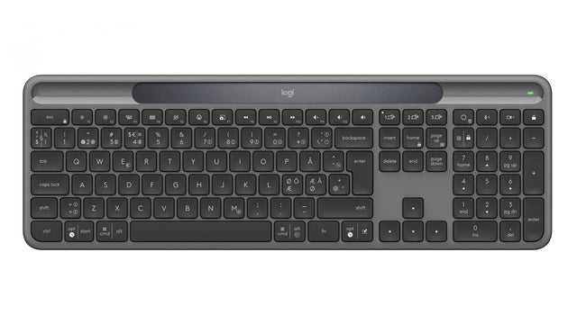 Logitech - Signature Slim Solar+ K980 Keyboard - Graphite (Nordic) Logitech