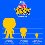 Funko Bitty Pop! Disney Princess julekalender – 24 dage – 87001 – størrelsessammenligning af Funko-figurer