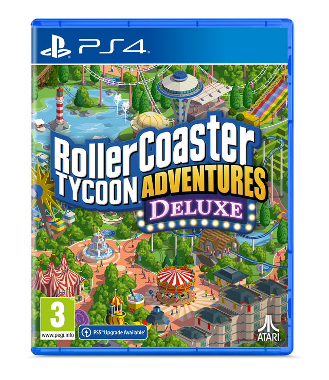 RollerCoaster Tycoon (Adventures Deluxe) – PlayStation 4 – spilomslag