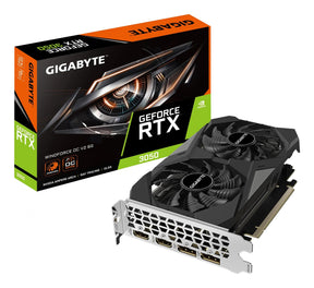 GIGABYTE GeForce RTX 3050 WindForce 2 V2 OC - 6GB GDDR6 RAM - Grafikkort Gigabyte Technology