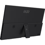 MSI PRO MP165 E6 – 15,6″ bærbar Full HD IPS-skærm – bagside set skråt