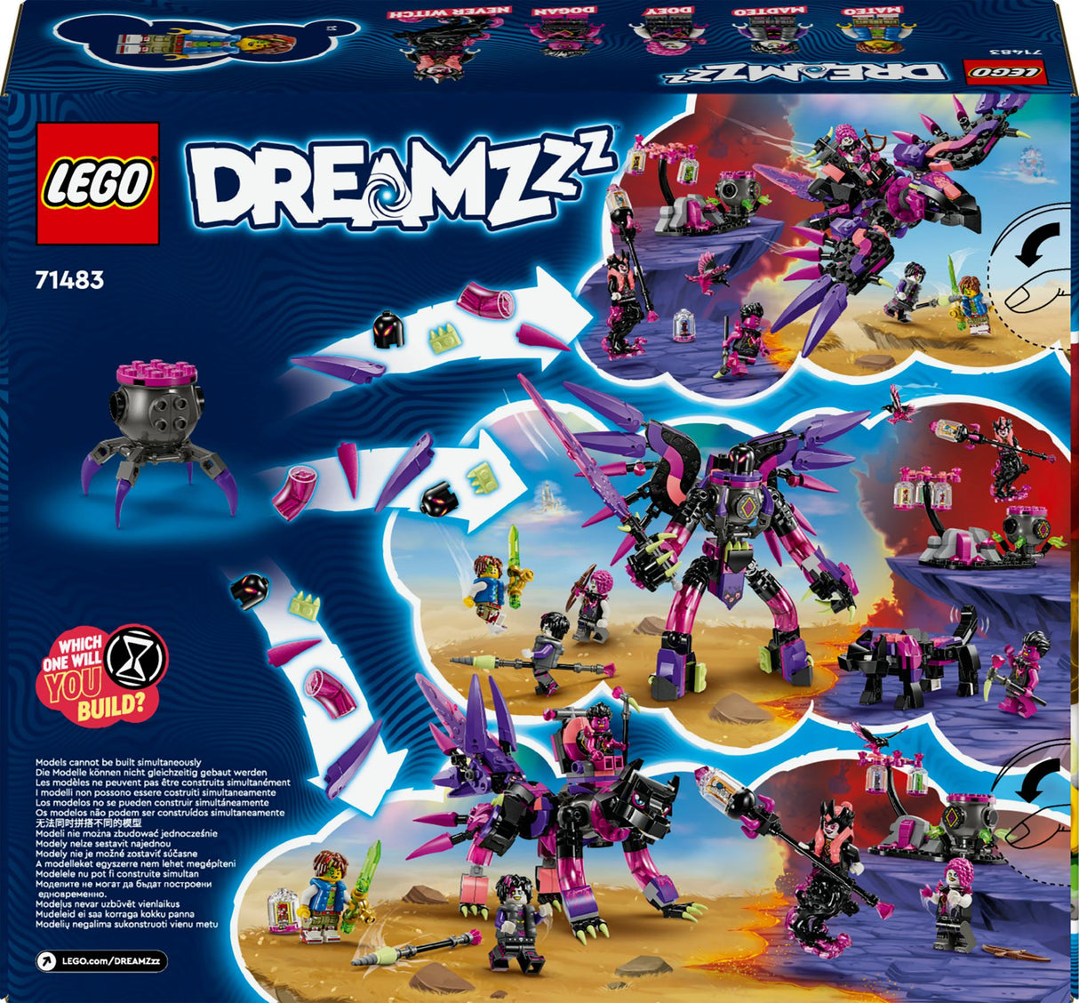 LEGO 71483 DREAMZzz The Neverwitch's Nightmare Creatures LEGO