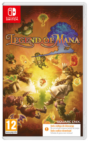 Legend of Mana Switch Code in a Box – Æske med downloadkode