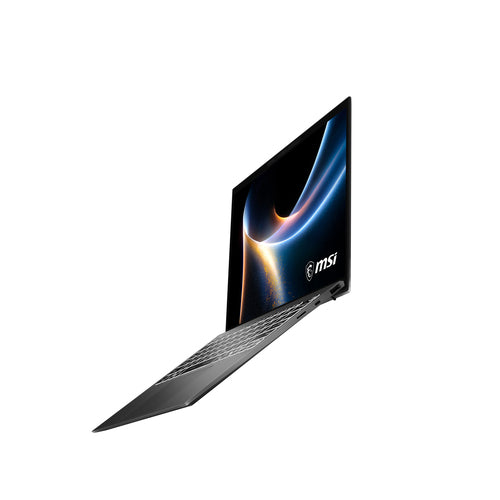 MSI Prestige 13 AI+ A3MG-002FR – låg og kabinet set skråt
