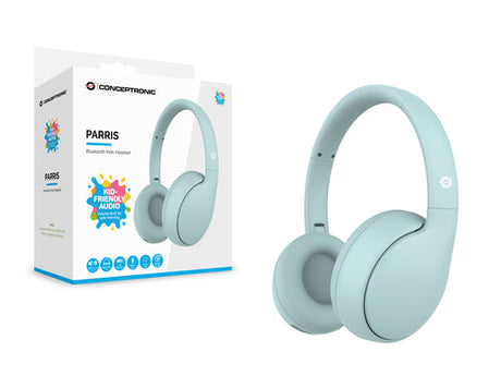 CONCEPTRONIC Headset Kids Wireless BT6.0/Mikro 85dB 10Std blue Conceptronic