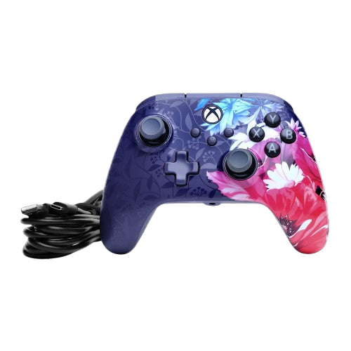 PowerA Advantage Plus kablet controller – Night Blossom – Xbox/PC – med kabel