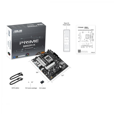 ASUS PRIME B850M-K (mATX, B850, AM5, DDR5) ASUS