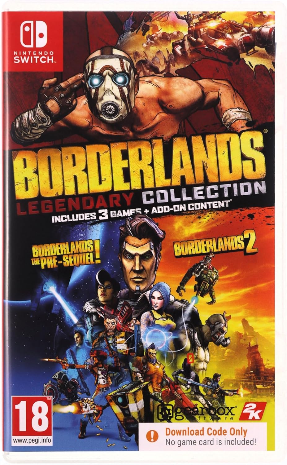 Borderlands Legendary Collection Switch Code in a Box – Æske med downloadkode