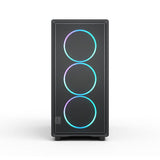 Midi Epoch XL Black TG RGB Light tint Fractal design