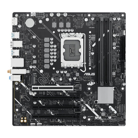 ASUS B860M MAX GAMING AX – set ovenfra