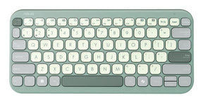 ASUS Marshmallow KW100 Bluetooth-tastatur – taster og arbejdsflade set ovenfra