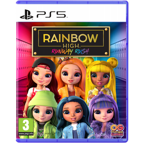 RAINBOW HIGH: RUNWAY RUSH – PlayStation 4 – spilomslag
