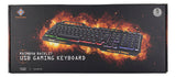 DELTACO GAMING GAM-042 Tastatur Membran RGB Kabling Nordisk Deltaco