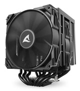 Sharkoon A60 Black 260W TDP 6-Heatpipe Dual Tower Dual 120mm PWM FDB CPU Air Cooler Sharkoon