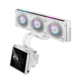 ASUS ROG STRIX SLC IV 360 ARGB LCD WHT – set skråt forfra (vinkel 2)