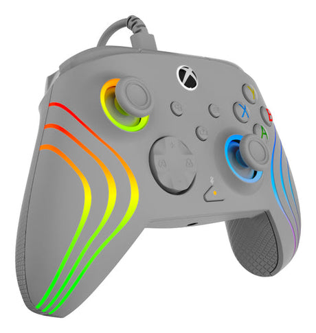 Turtle Beach Afterglow Wave Wired – Xbox/PC, grå – Set skråt fra højre