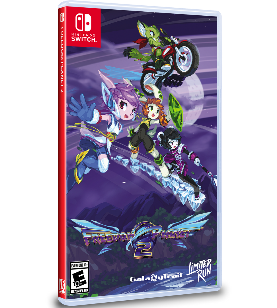 Freedom Planet 2 – Limited Run – Import – Nintendo Switch – spillets udgave