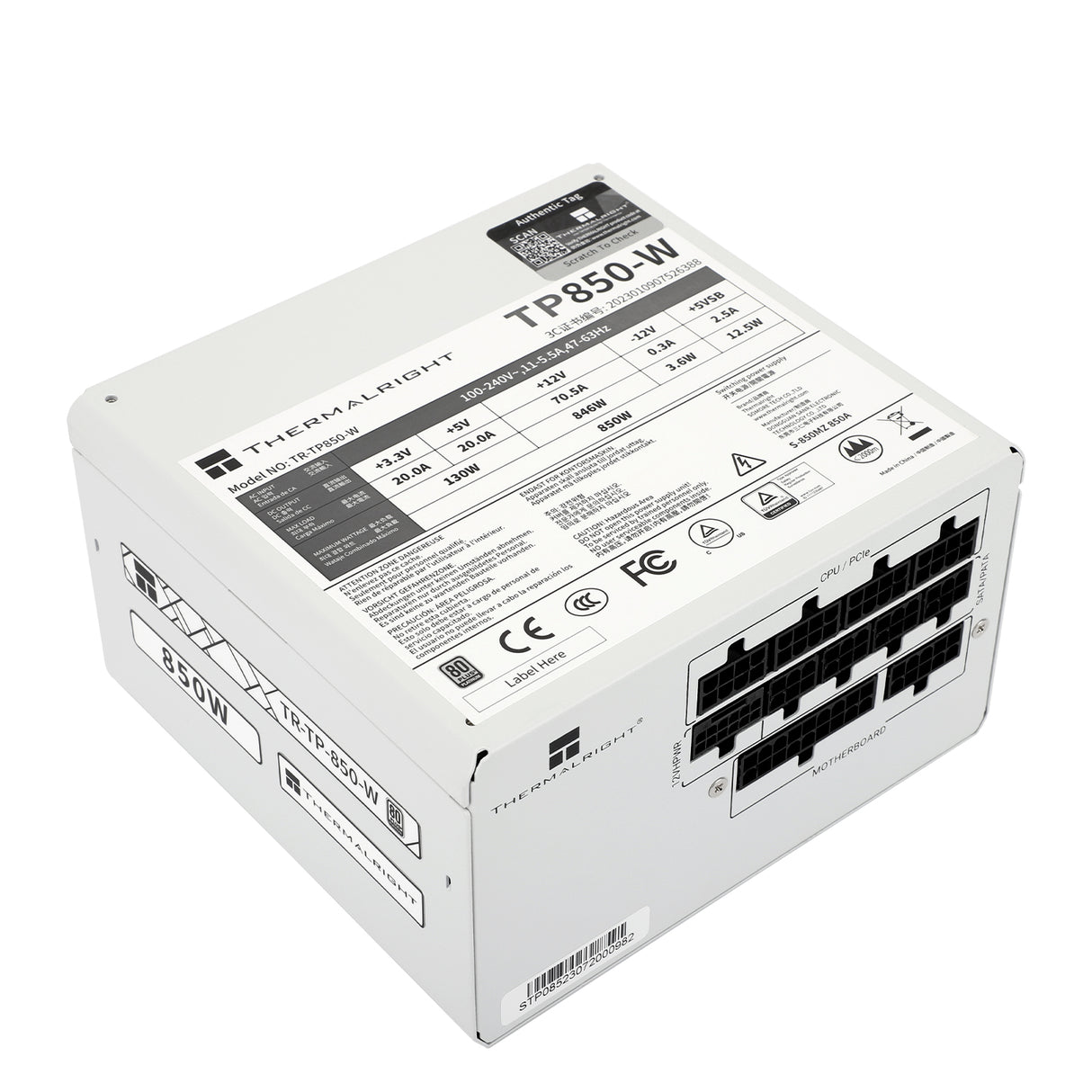 Thermalright TR-TP 850-W White - PSU, 80+ Platinum Thermalright