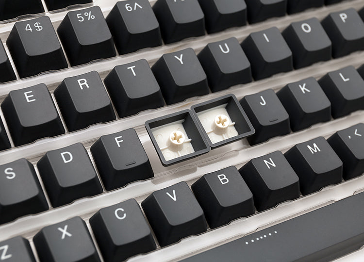 Ducky Skyline Keycap Set - double shot PBT - Grey