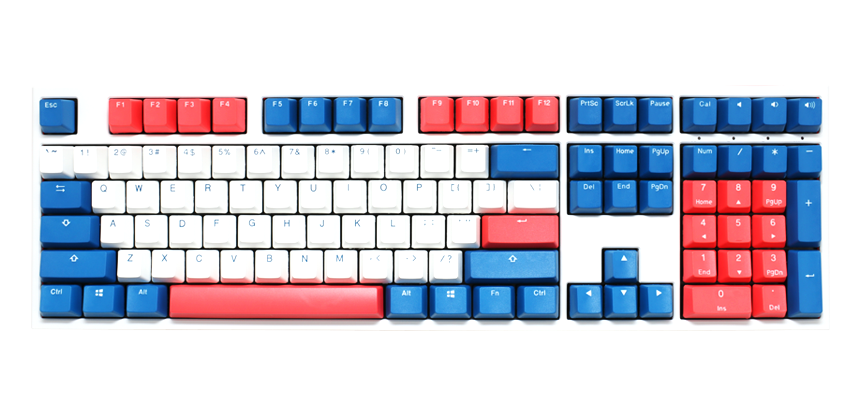 Ducky One 3 - Classic Black / White Nordic - SF 65% - Cherry Silent Red