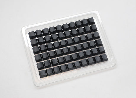 Ducky Blank - 132 Keycap Set - Cherry Profile - PBT - Black Ducky