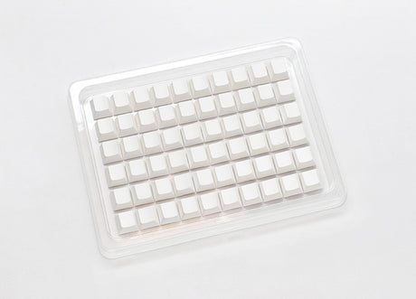 Ducky Blank - 132 Keycap Set - MDA Profile - PBT - White Ducky